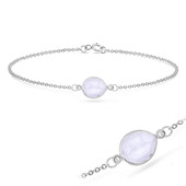 Rose Quartz Silver Bracelet BRS-232